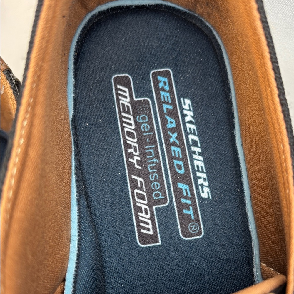 Skechers Palen-Gabon Men’s Sz10 Black Relaxed Fit Memory Foam Casual Shoes - Picture 3 of 11